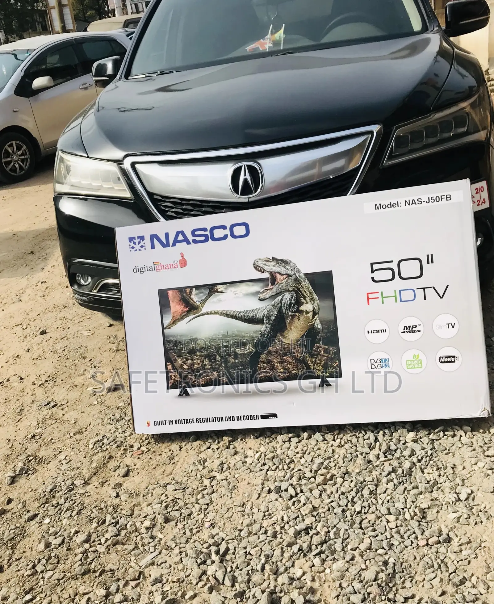 50 Inches LED Glossy Electric Black Nasco Digital Tv