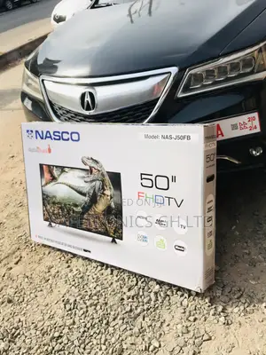 Digital Nasco Black Electric 50 Inches Glossy LED Full HD Tv