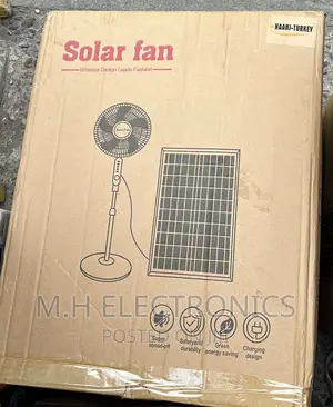 Brand New Solar and Rechargeable Fan