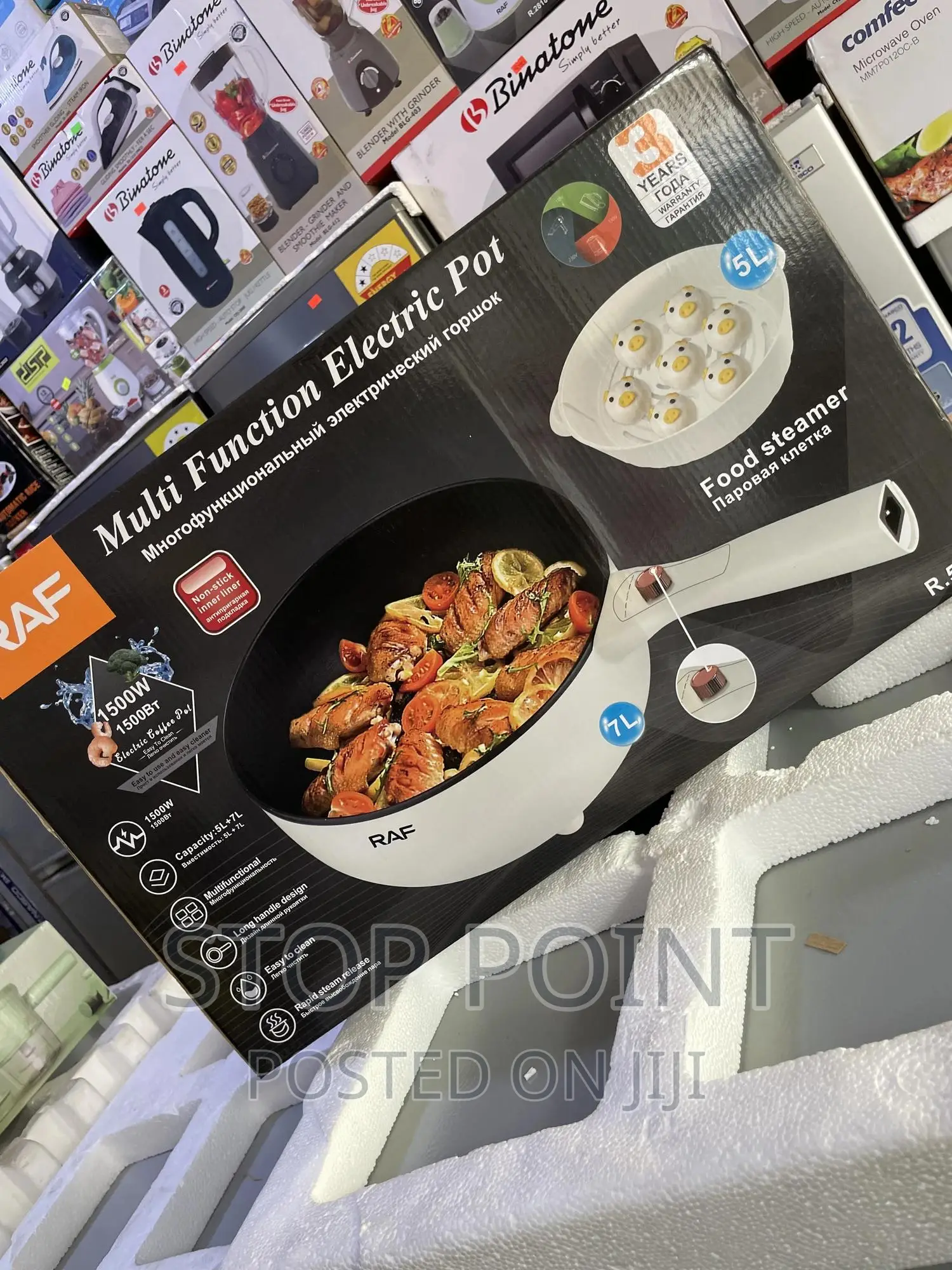 Raf Electric Multi Cooker With Handle