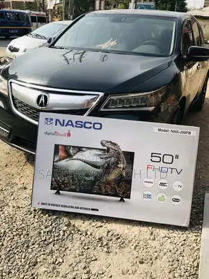 Full HD Digital Nasco 50 Inches Glossy LED Black Electric Tv