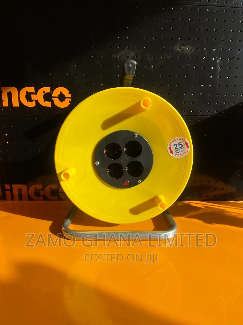 Yellow Cable Reel 25M