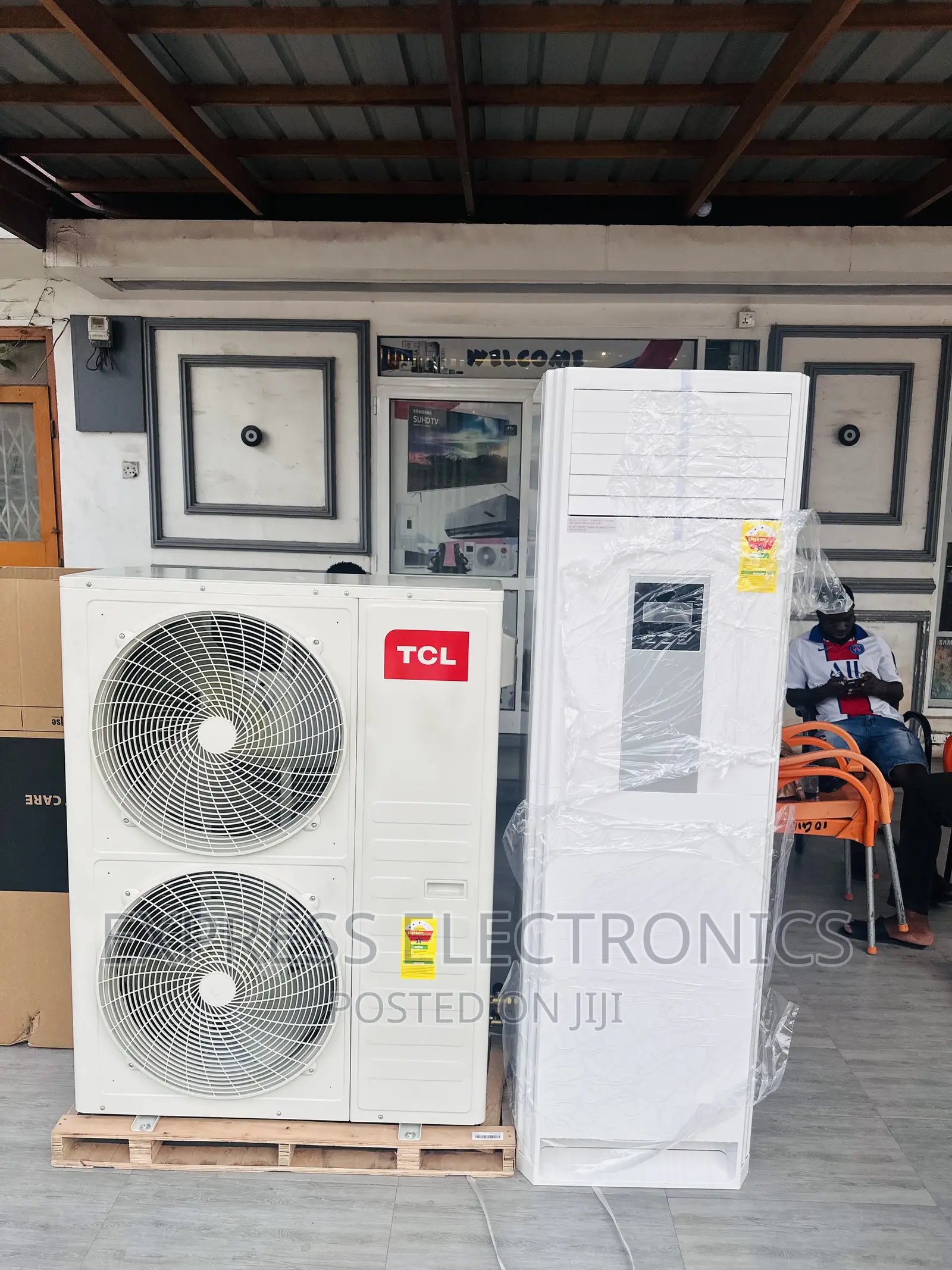 5hp Split R410 Gas White TCL Floor Standing Air Conditioner