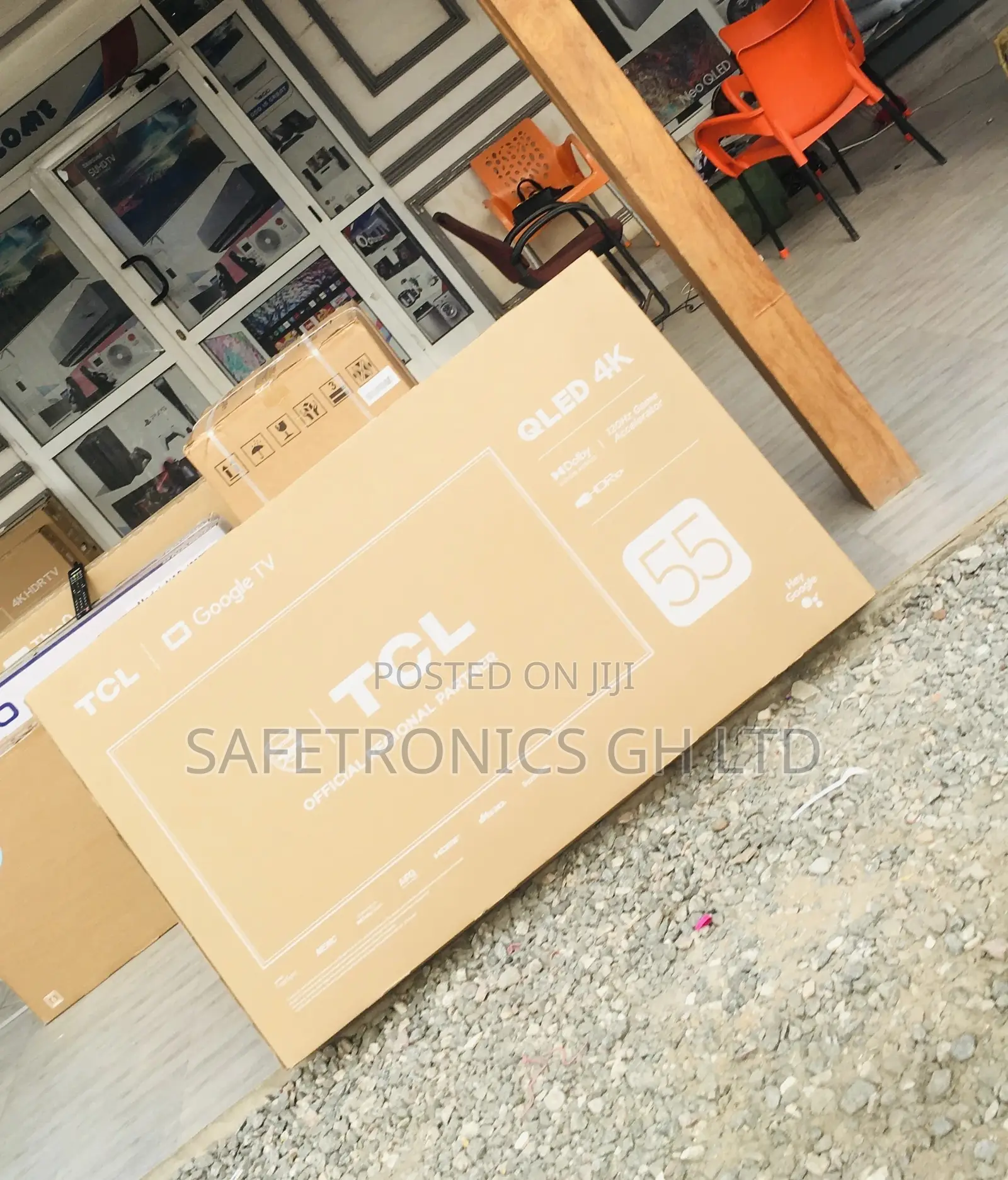 Electric Black Qled Glossy TCL C635 55 Inches Tv