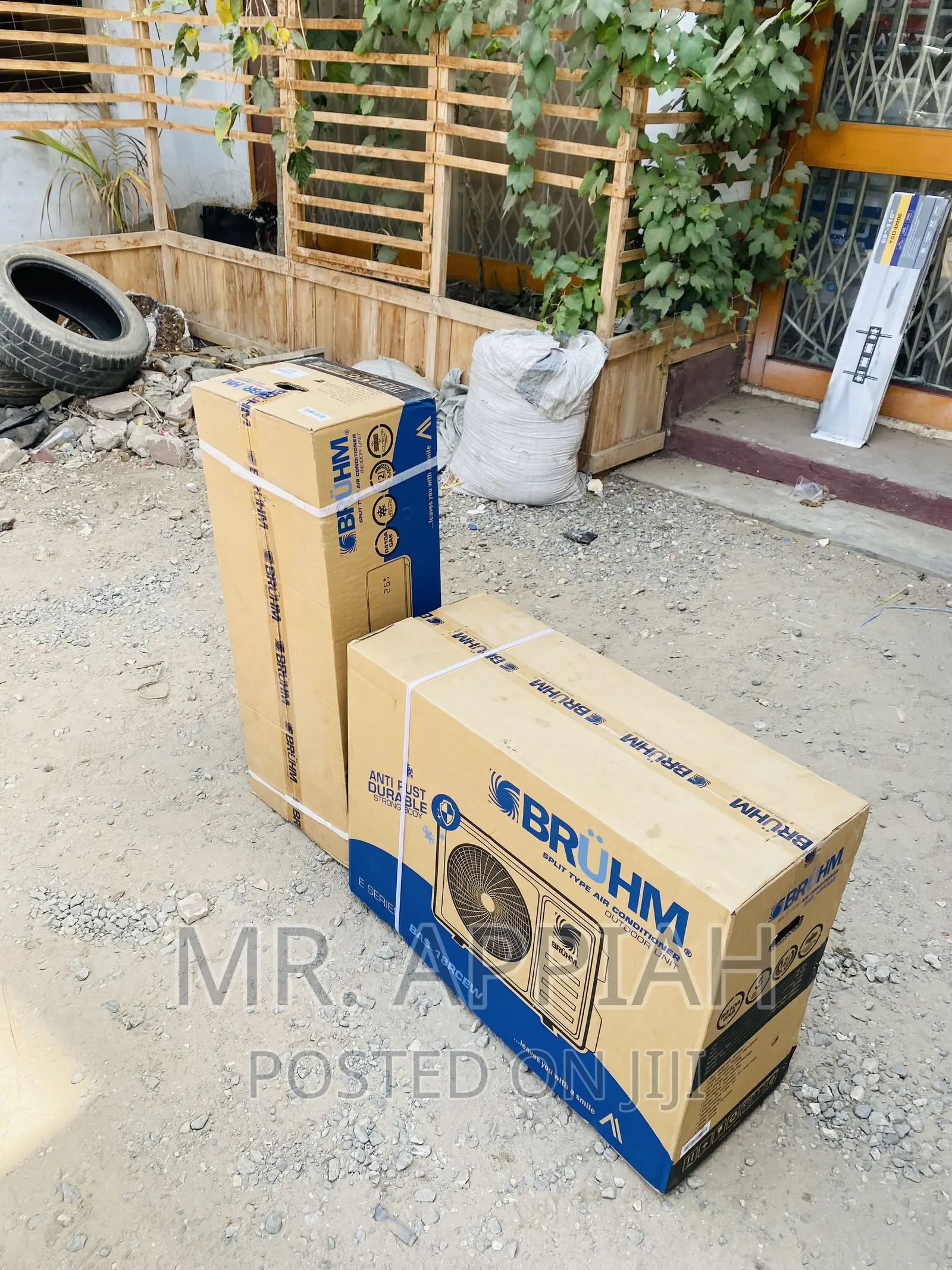 Fresh in Box Bruhm 2.5hp Split Type Inverter Ac,White.