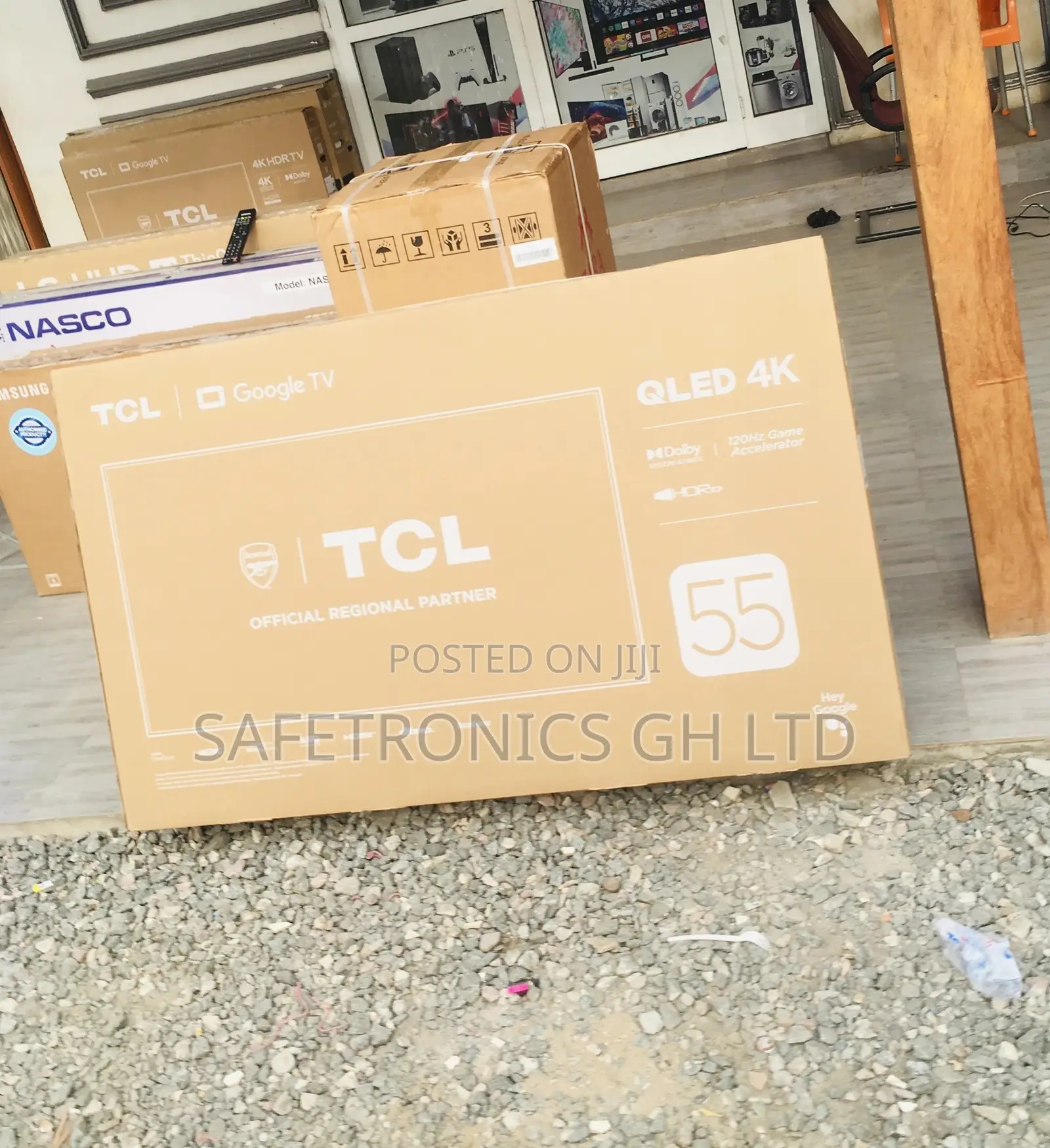 C635 Black TCL Electric 55 Inches Glossy Qled HDR Tv