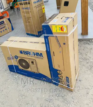 Sleek Design Bruhm 1.5hp Split Type Air Conditioner,R410.