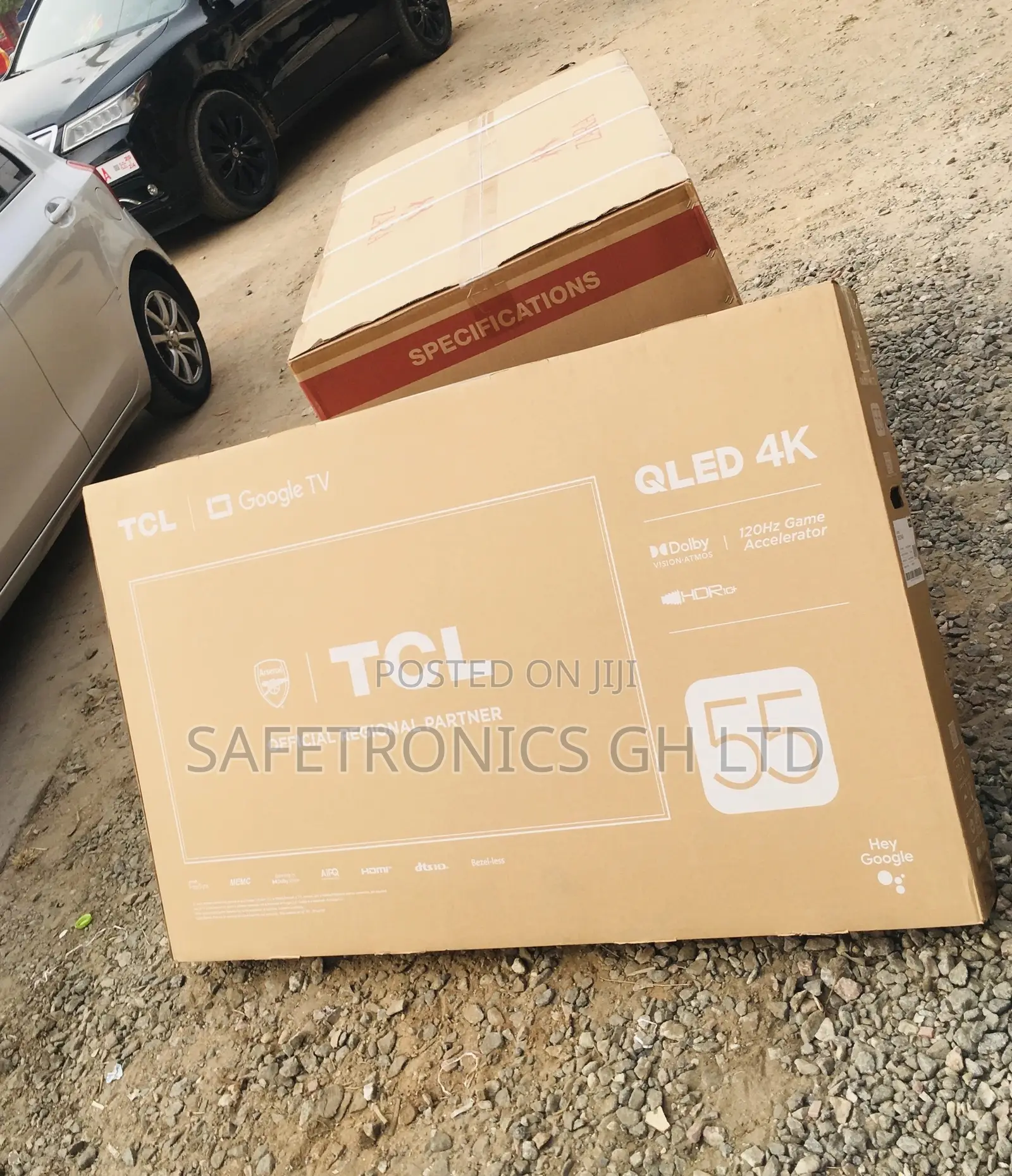 HDR TCL 55 Inches Glossy Black Electric C635 Qled Tv