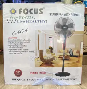 Focus Standing Fan Remote Control