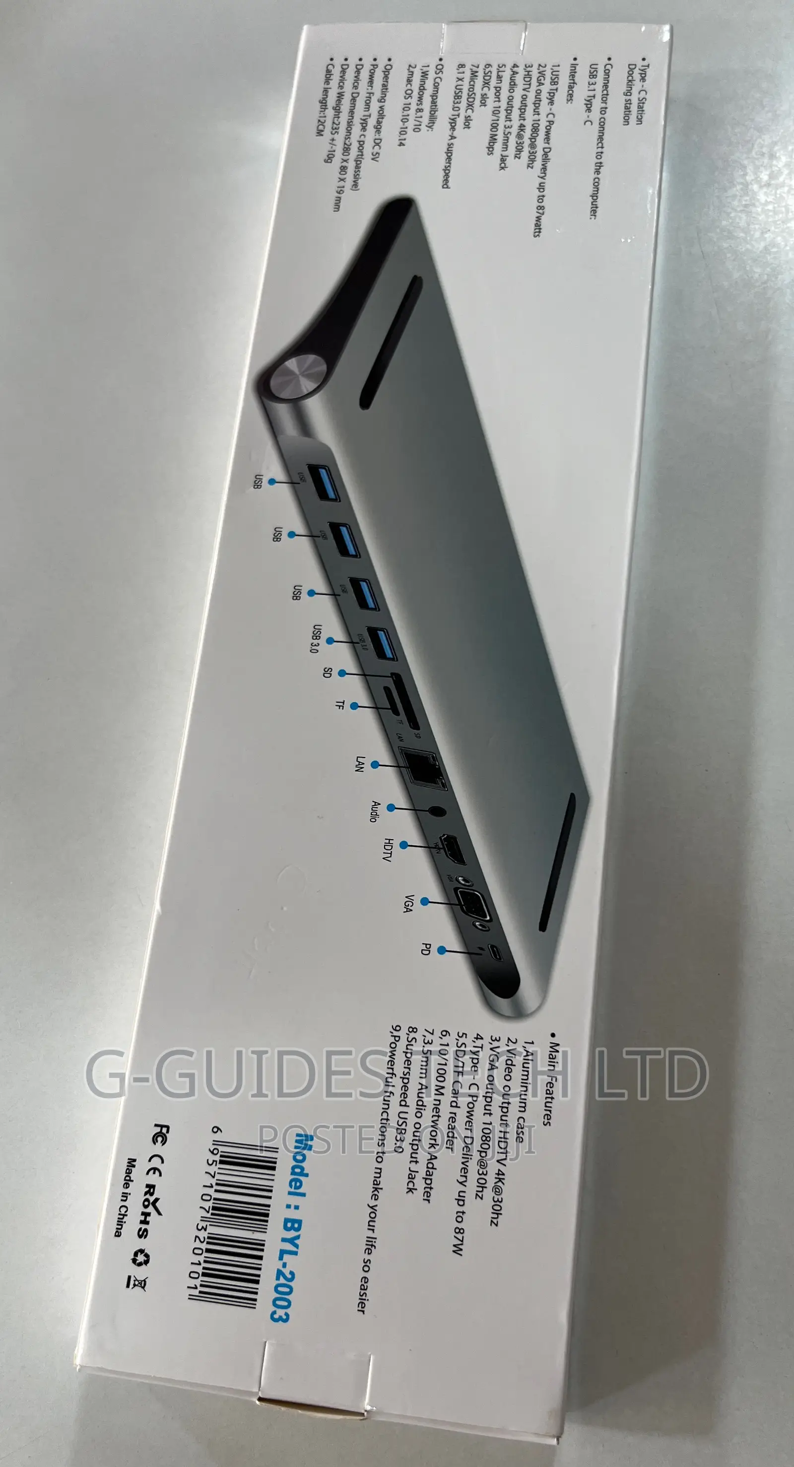 11-in-1 Usb Type-C Docking Station , 11 in 1 Type-C Adapter