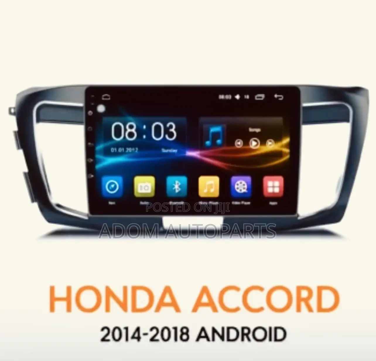 Honda Accord Android Car Tape