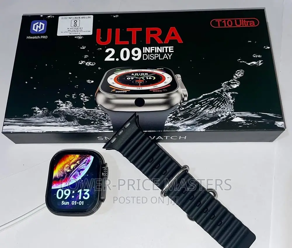 T10 Ultra 2.09 Infinite Display Smartwatch
