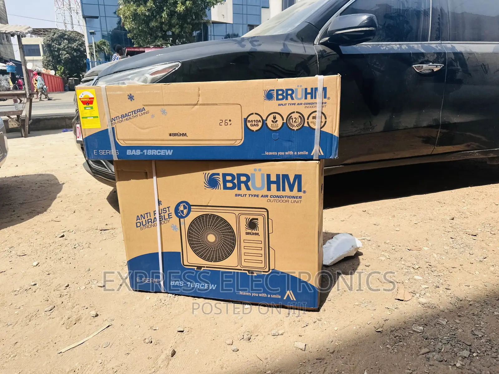 Rapid Cooling Split R410 Gas Bruhm 2hp AC