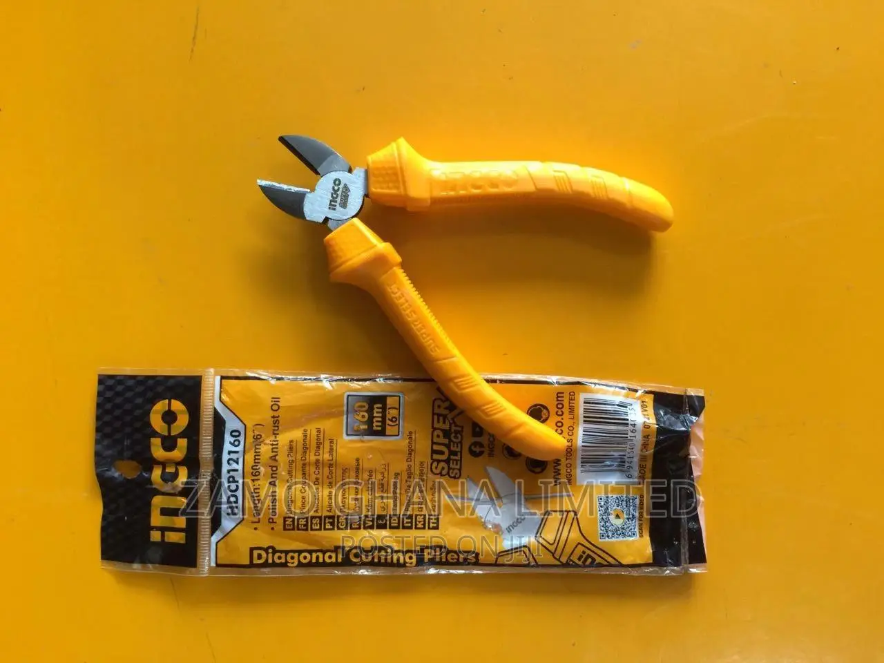 Diagonal Cutting Pliers /160mm - Hdcp12160