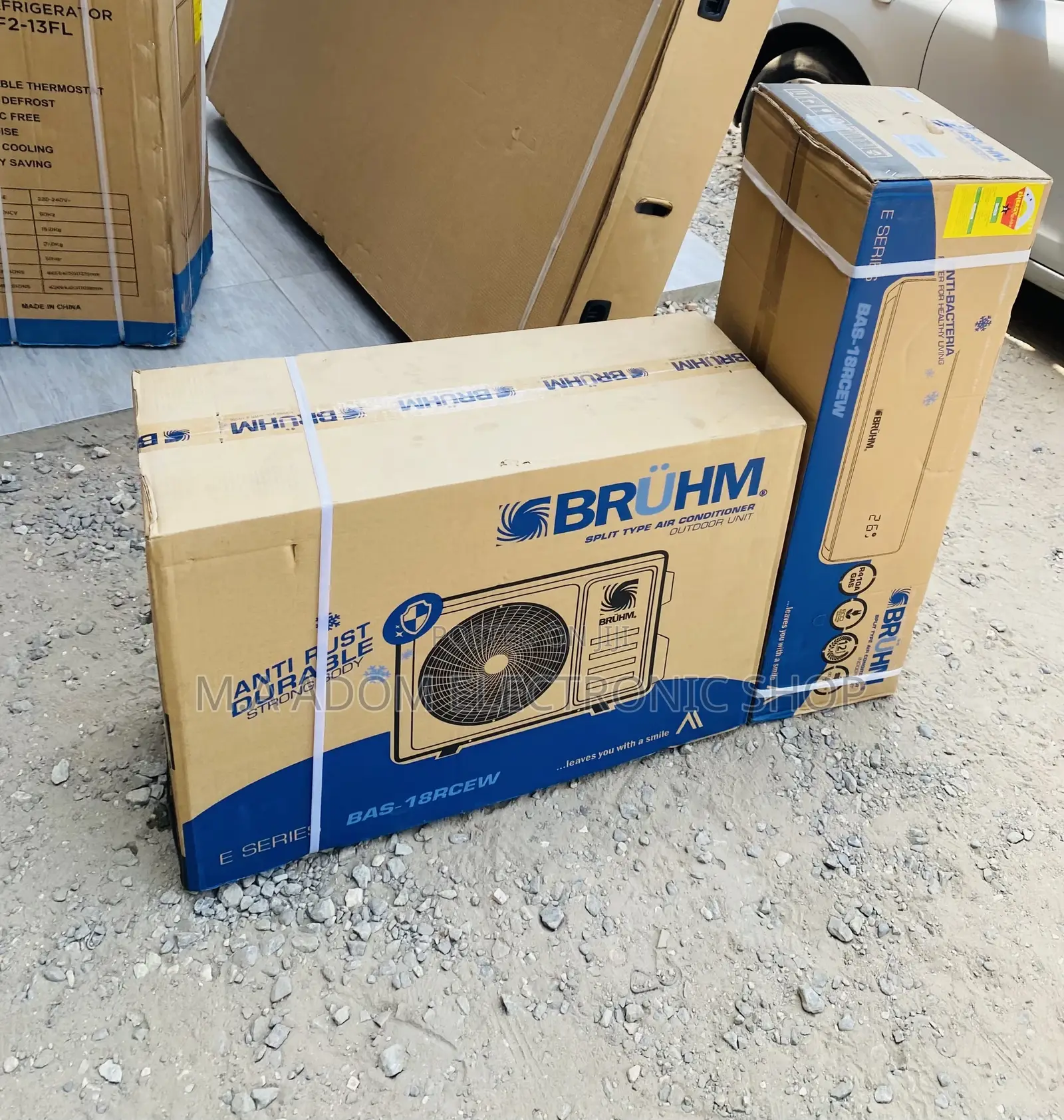 Durable and Affordable Bruhm 2.5hp Split Type Ac,White.