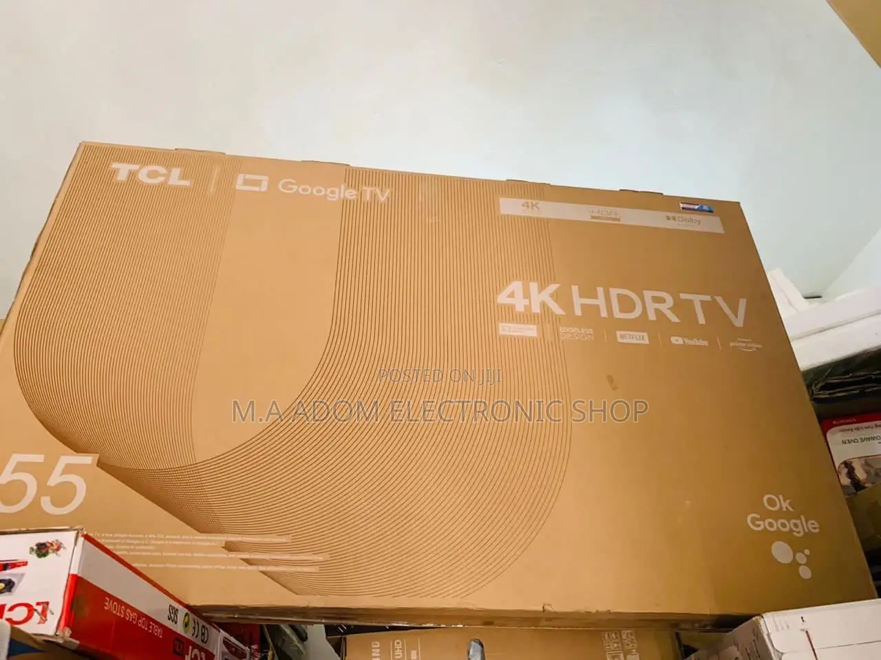Newly in Stock TCL 55P735 55” HDR Smart Led Tv.