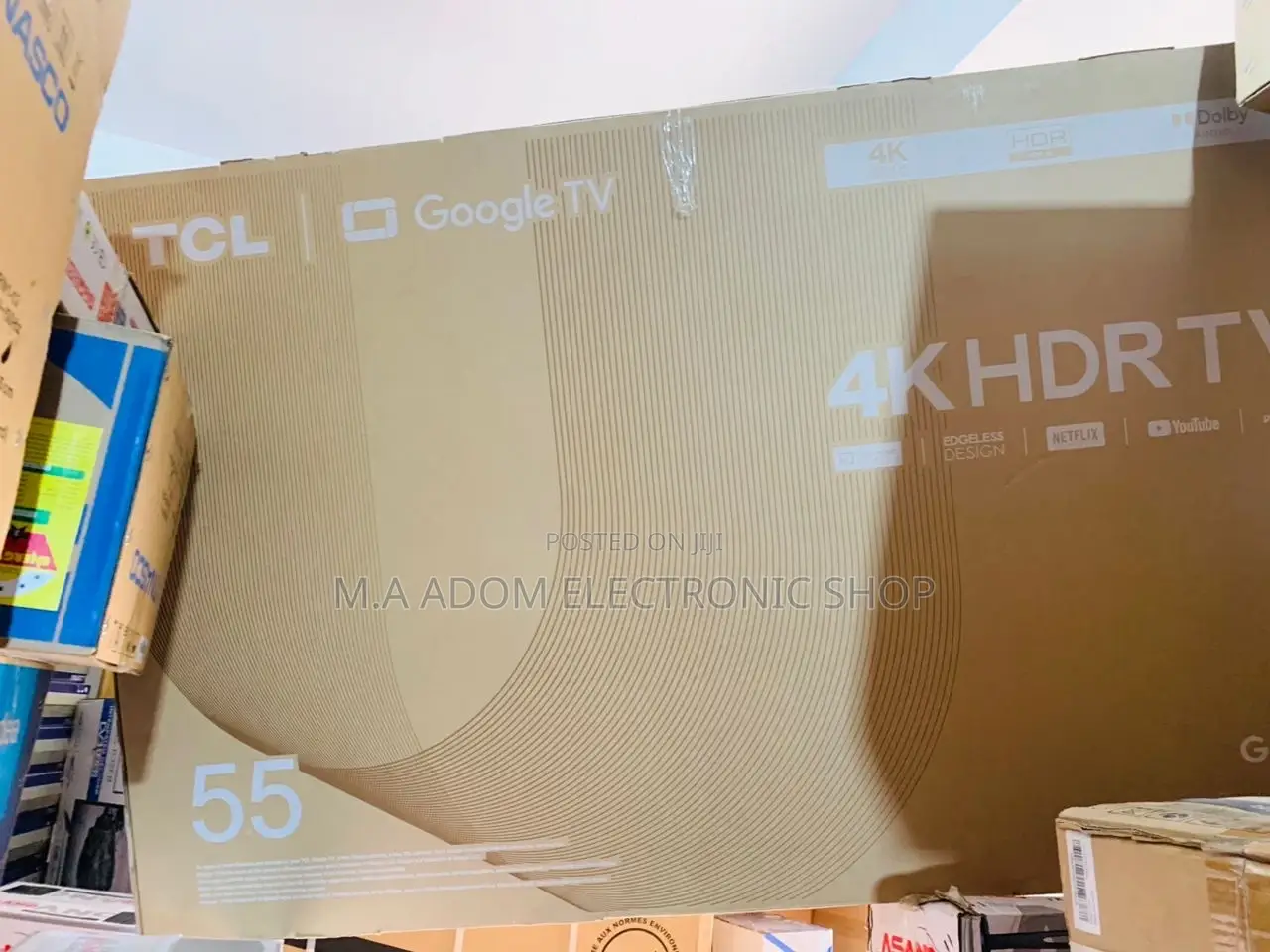 Fresh in Box TCL 55P735 55 Inch HDR Smart Tv.