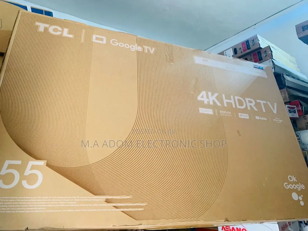 Sleek Design TCL 55P735 55 Inch HDR Smart Led Tv 