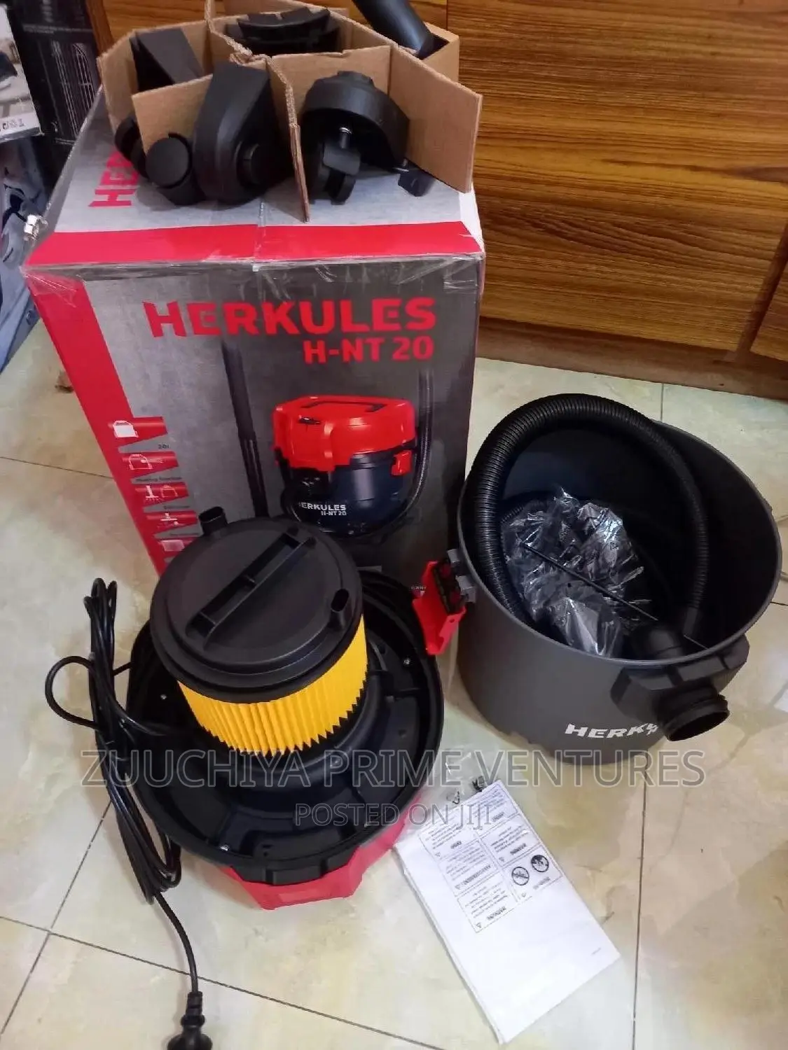 Herkules 20.L Wet Dry Vacuum Cleaner From Germany
