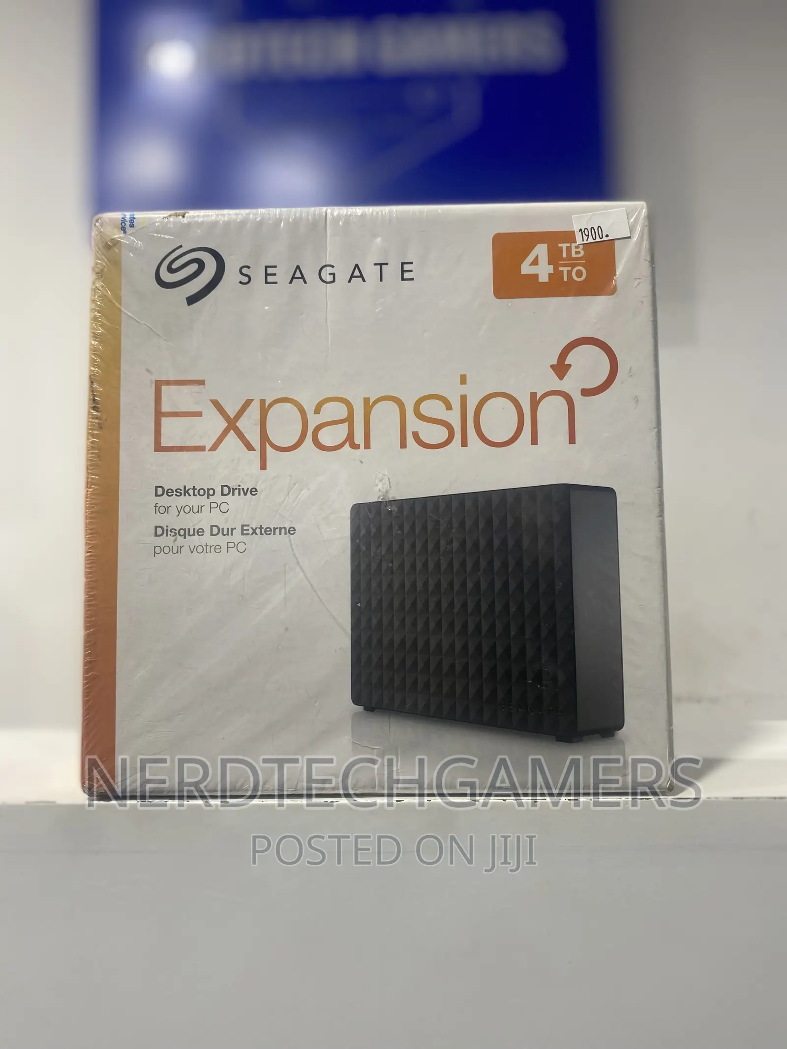 Seagate Expansion Portable 4TB External Hard Drive Desktop