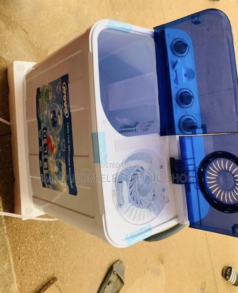 Well Design Novo 7kg Twin Tap Electric Washing Machine.