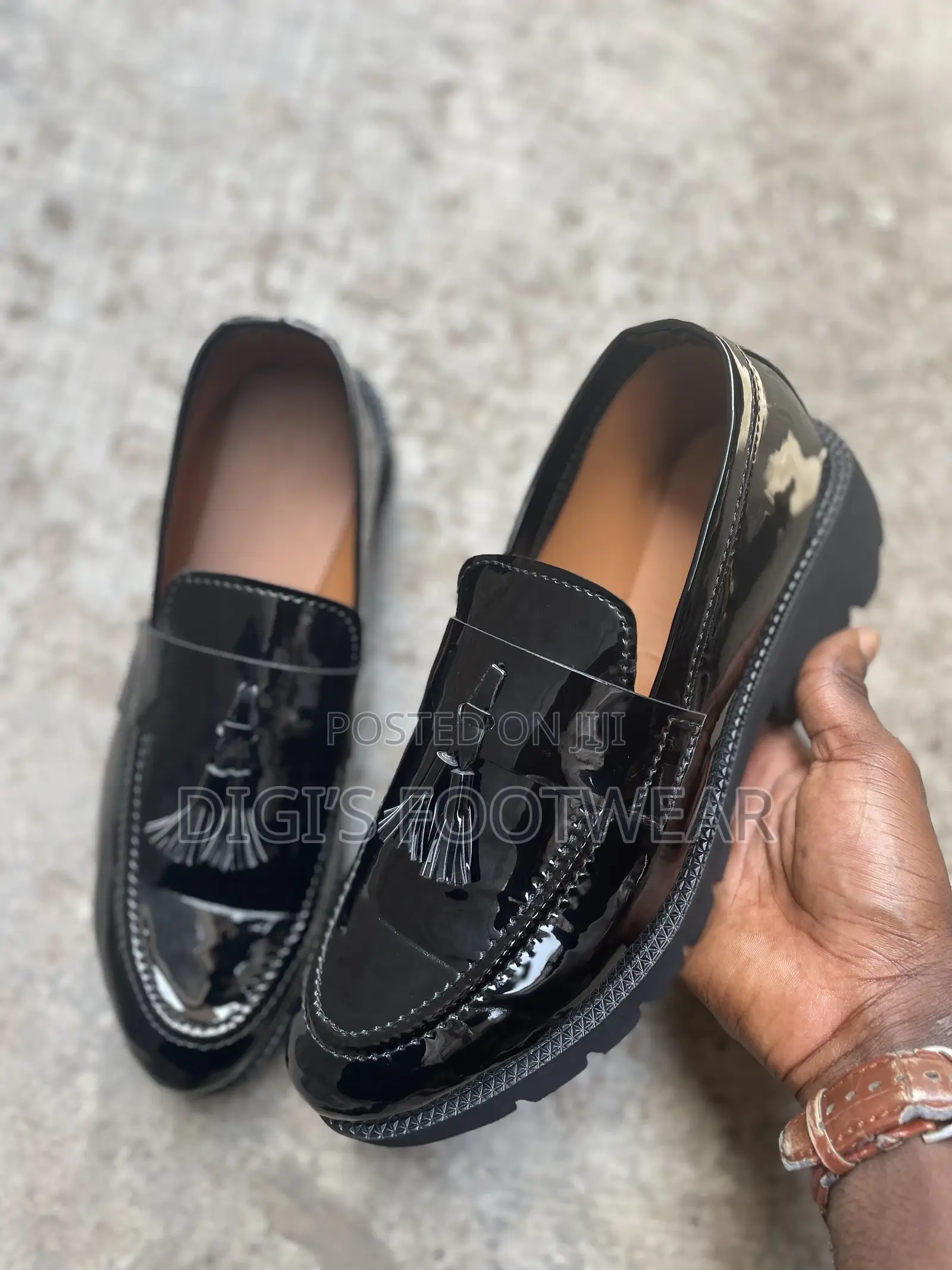Black Mirror Ring-My-Bell Shoe