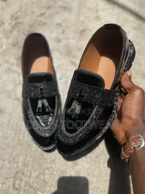 Black Ring-My-Bell Design Shoe