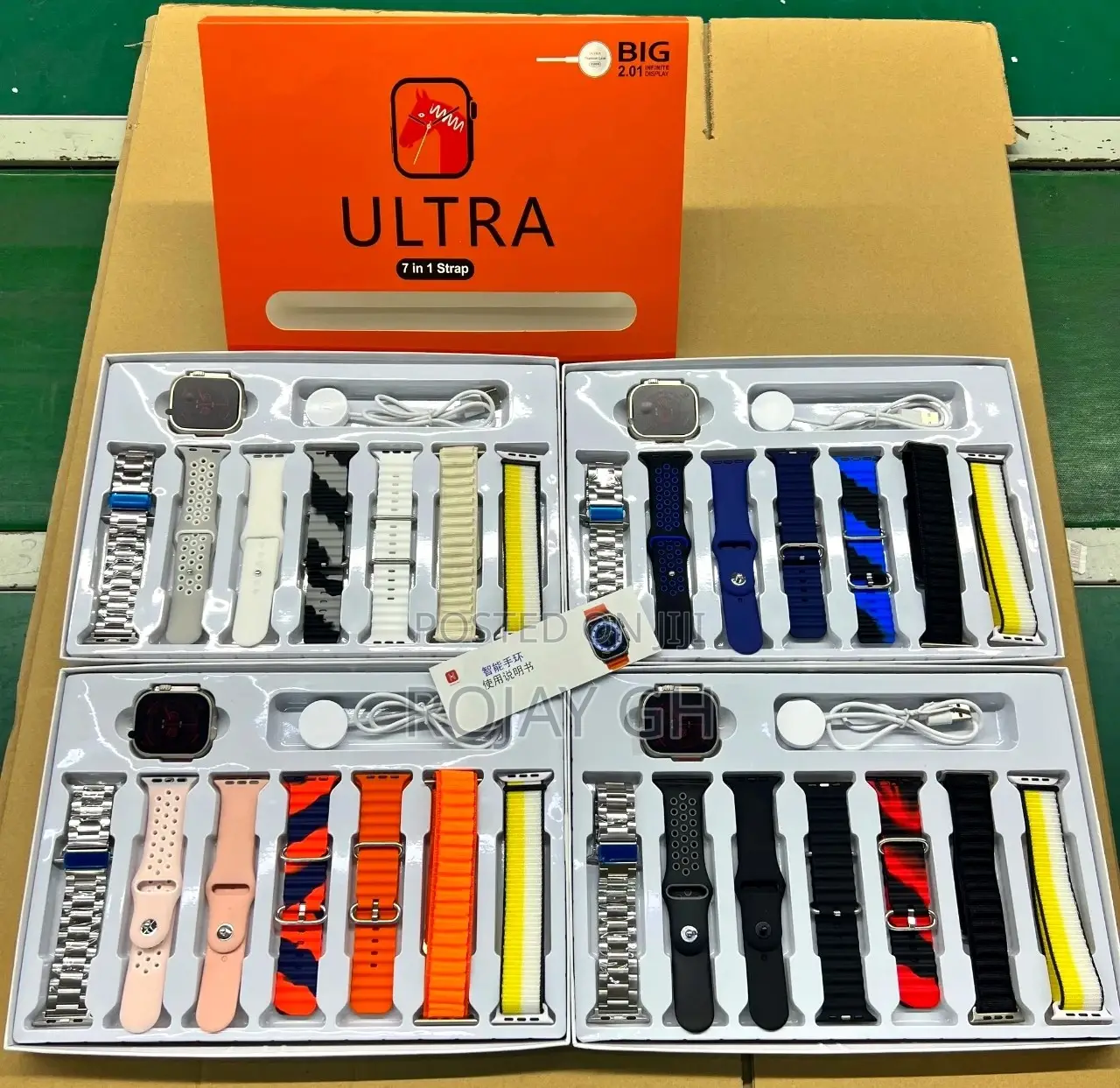 7 in 1 Ultra Straps Smart Watch