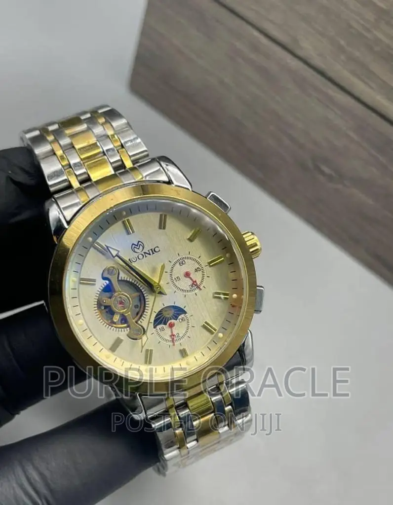 Moonic Mechanical Stainless Steel Watch