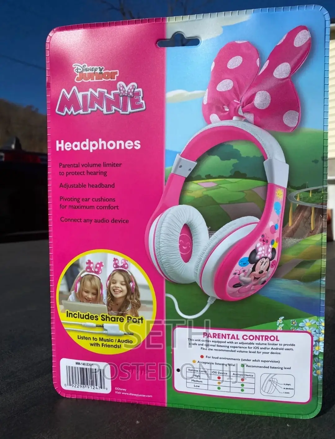 Disney Minnie Mouse Bow-tastic Kids Adjustable Headphones