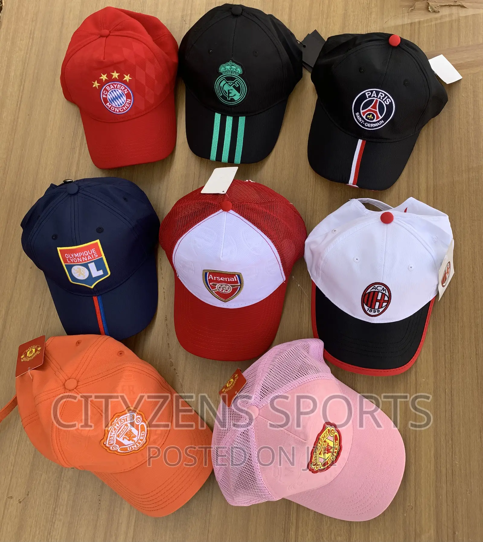 Clubs Caps