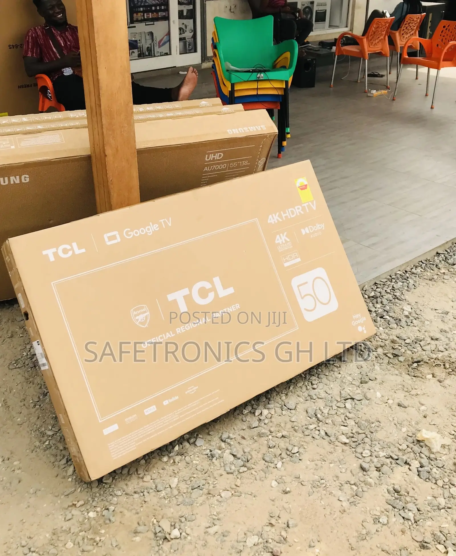 Electric 50 Inches Led Black Glossy P635 HDR TCL Tv