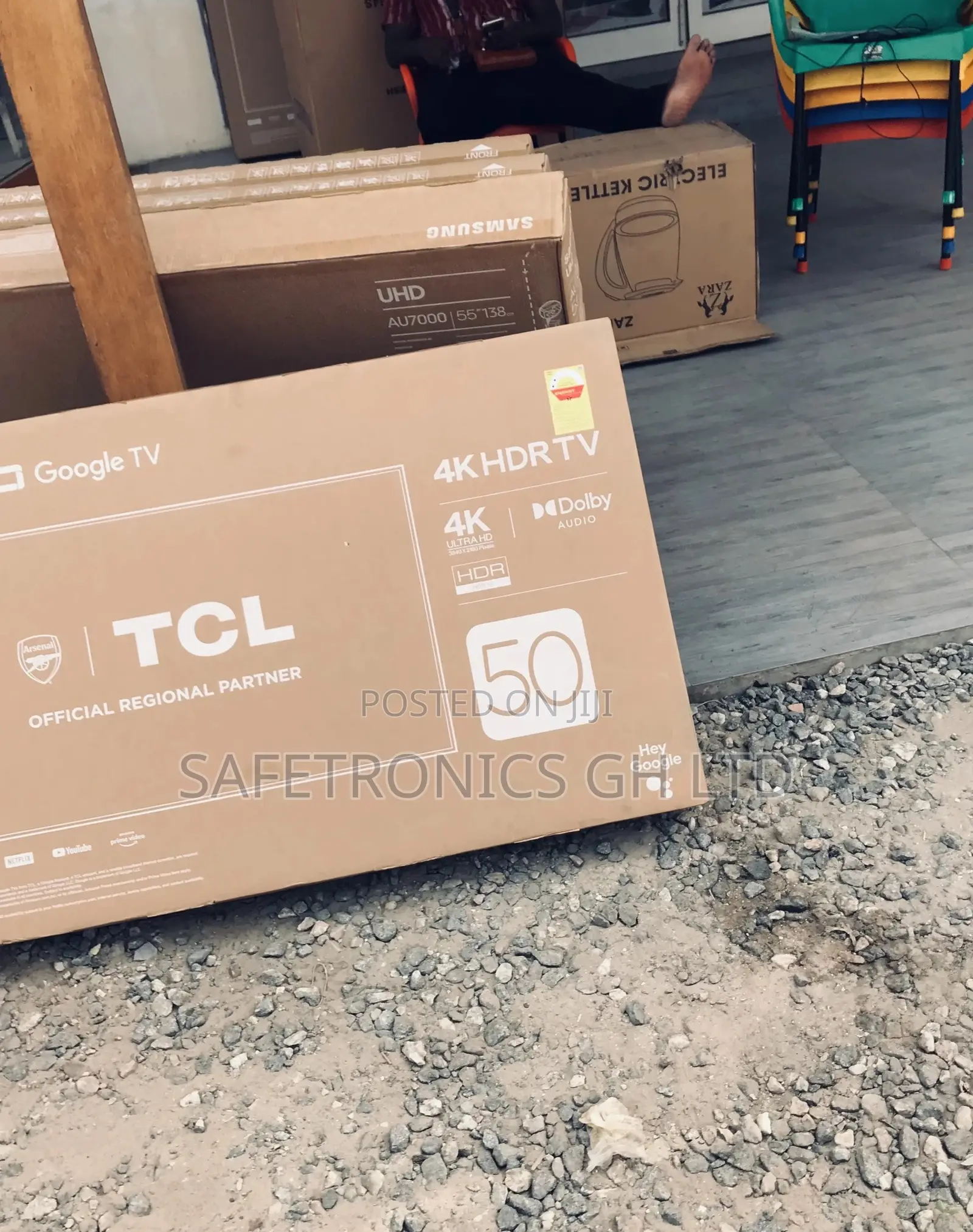TCL HDR 50 Inches Glossy LED Black Electric P635 Tv