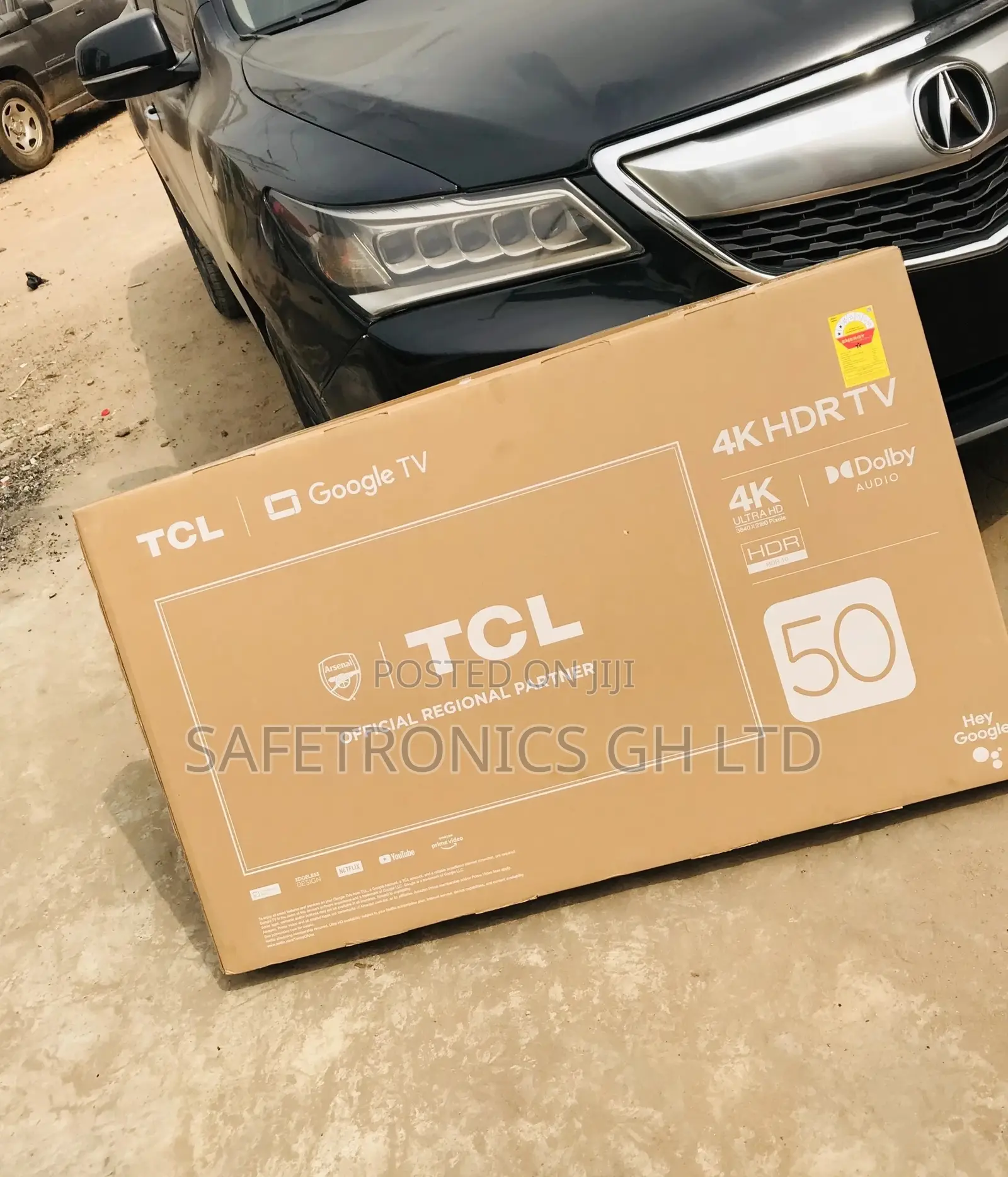 P635 50 Inches Glossy LED Black Electric HDR TCL Tv