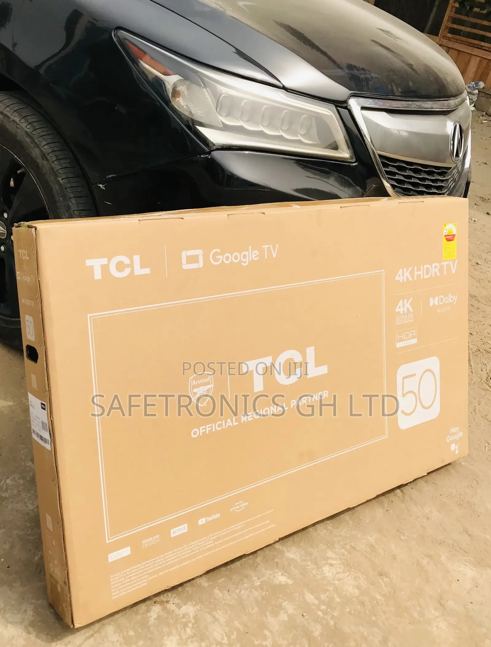 TCL Electric 50 Inches Glossy LED P635 Black HDR Tv