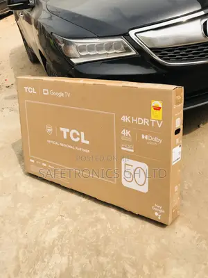 LED Glossy Electric HDR TCL 50 Inches P635 Black Tv