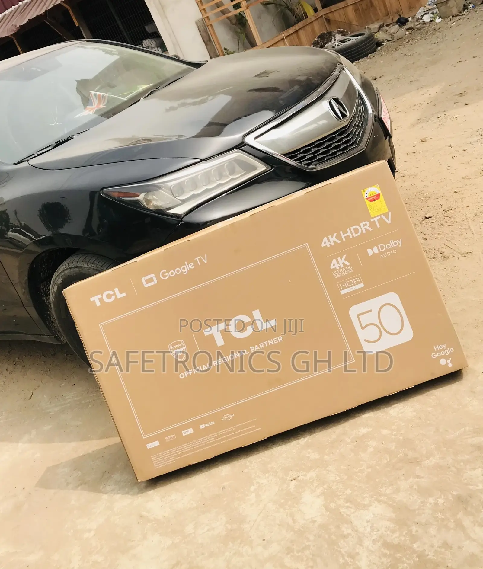 50 Inches Glossy LED Black HDR TCL Electric P635 Tv