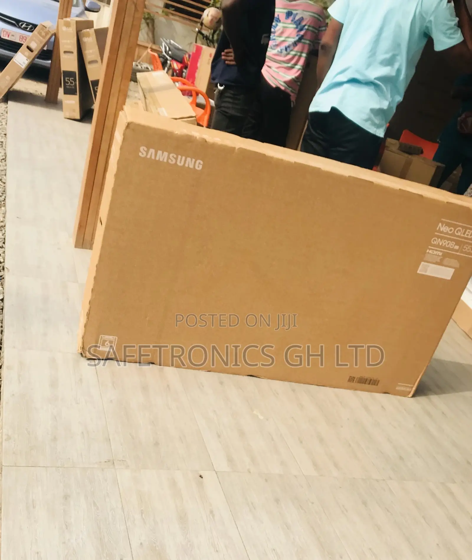 Electric Samsung Qled QN90B Glossy Black 55 Inches Electric