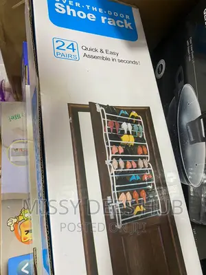 Over the Door Shoe Rack - 24 Pairs