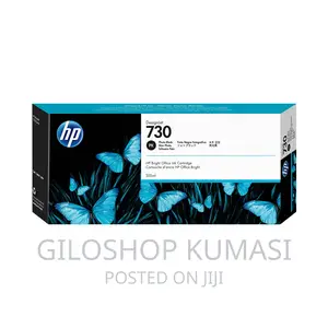 HP 730 300-Ml Photo Black Designjet Ink Cartridge, P2V73A
