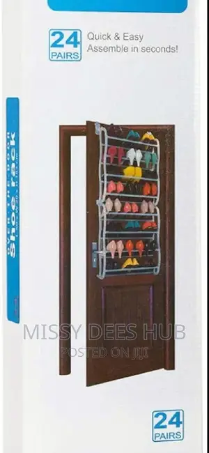 Over the Door Shoe Rack - 24 Pairs