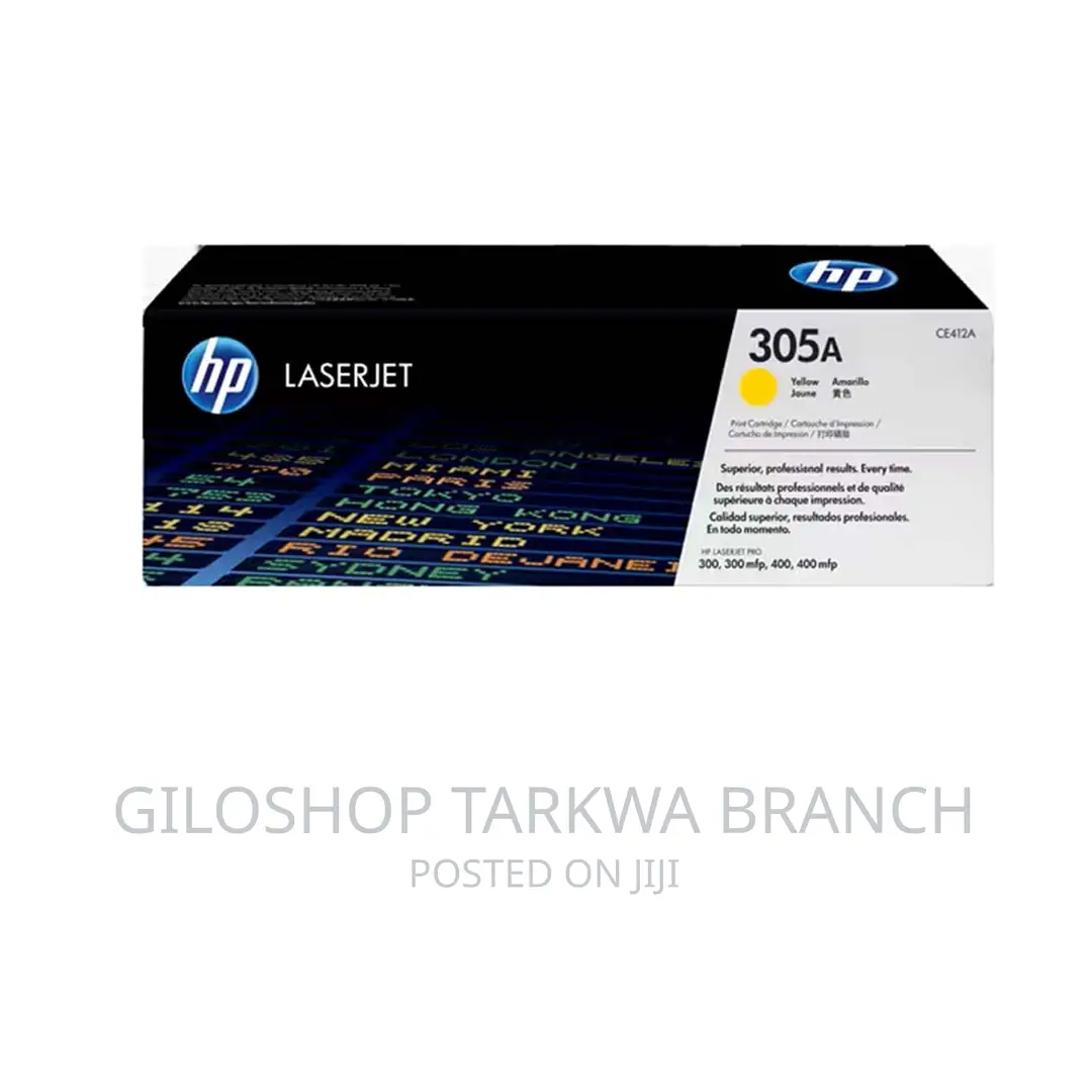 Hp 305a Yellow Original Laserjet Toner Cartridge, Ce412a
