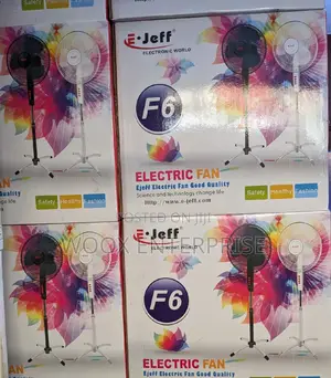 E-Jeff Standing Fan (4 in a Box)