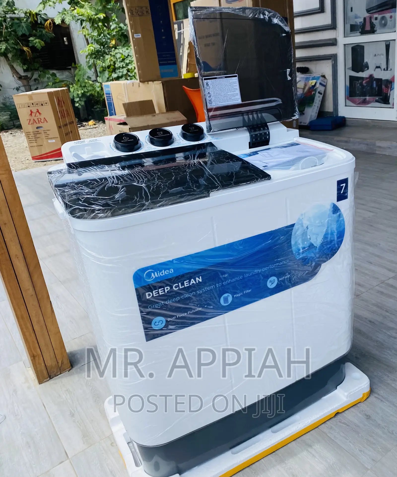 Newly in Stock Midea 7kg Twin Tub Electric Washing Machine.