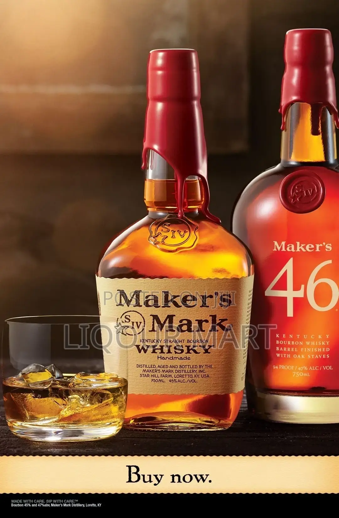 Maker's Mark Bourbon Whisky 1l