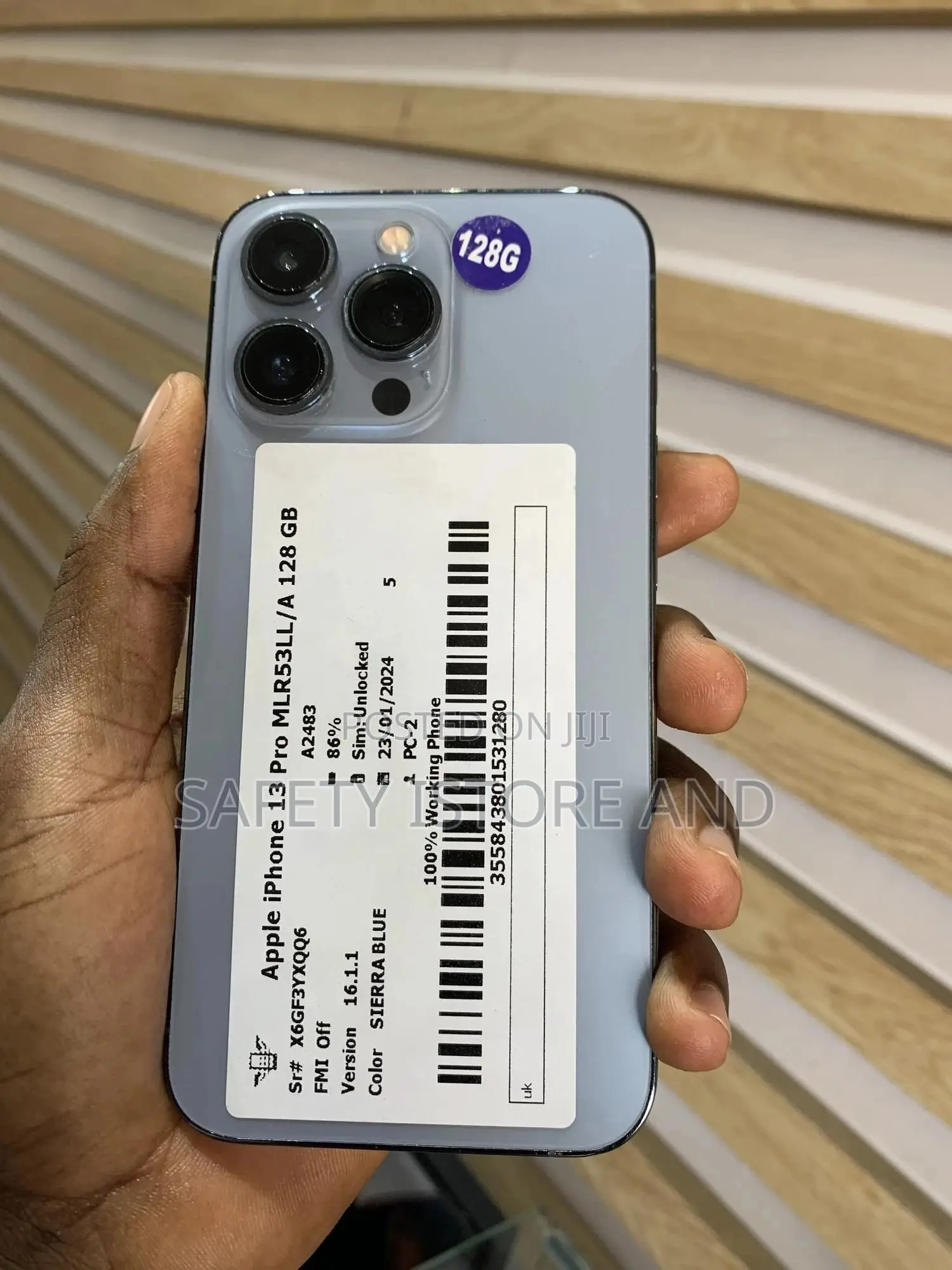 New Apple iPhone 13 Pro 128 GB Blue