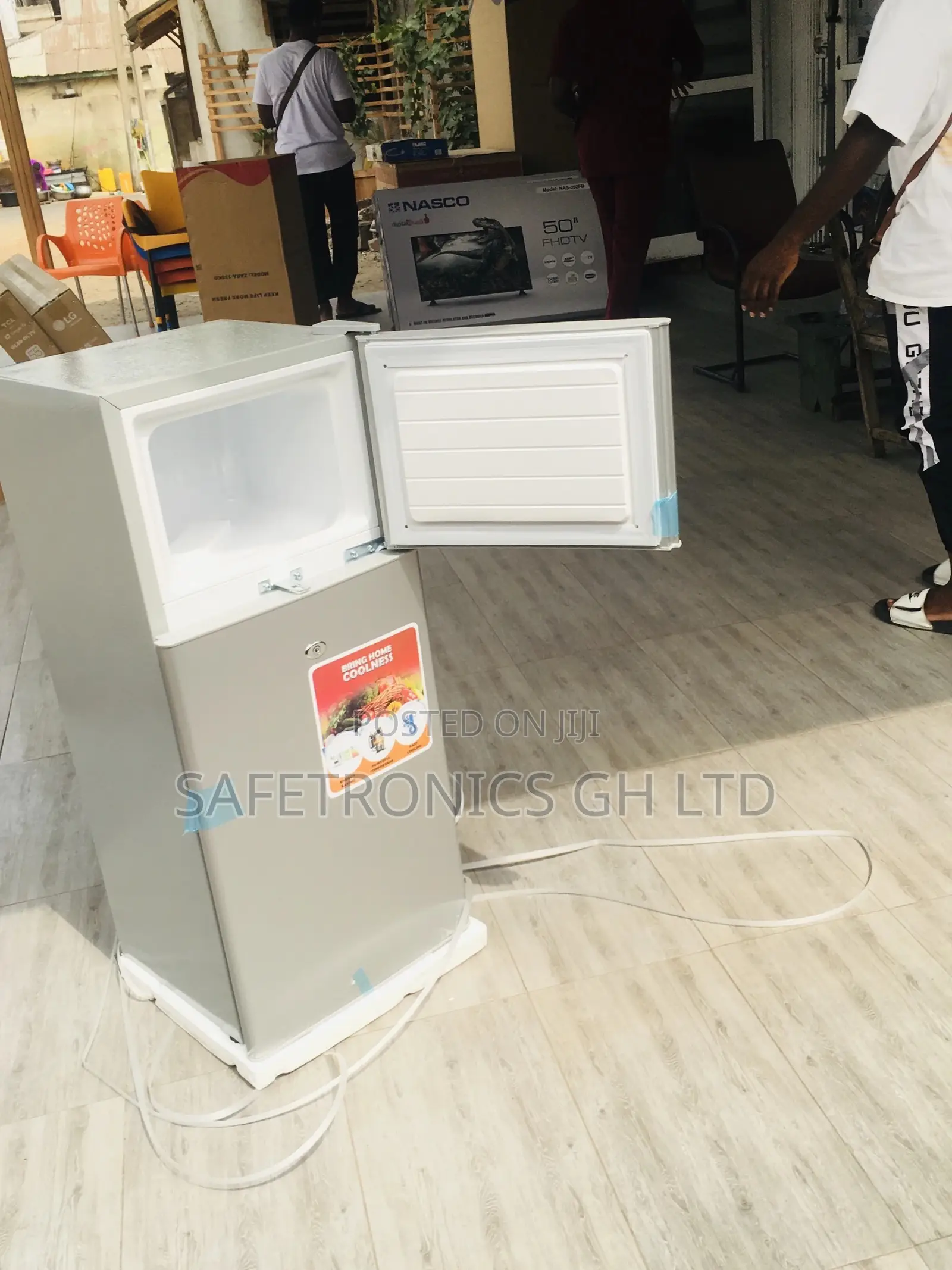 Gray Topfreezer Zara-135kh Doubledoor Electric Fridge