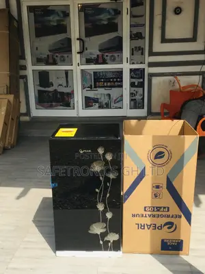 82L Black Pearl Topfreezer Glass Singledoor Tabletop Fridge
