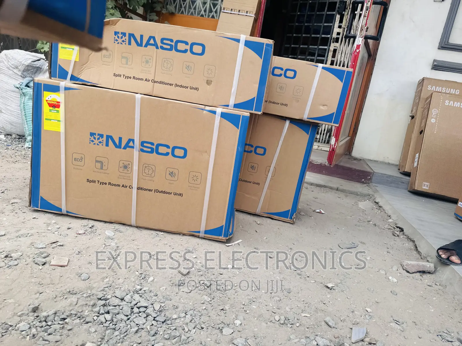 Durable Cute  New White Nasco 2.5hp Split R510