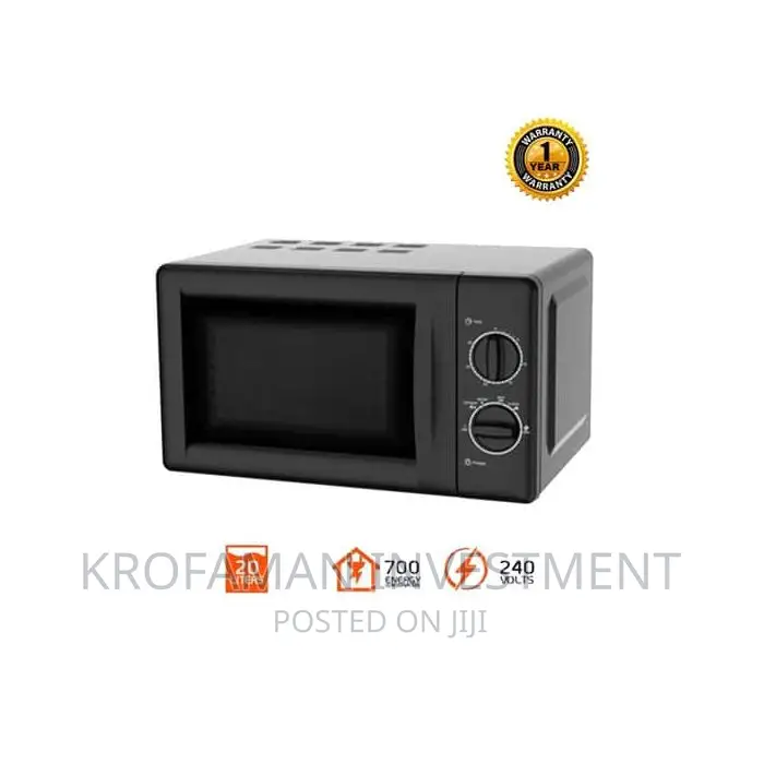 Delron Dmo-001 20l Microwave Oven With Grill– Black
